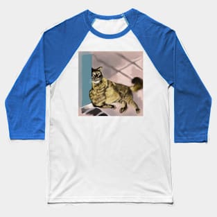 Cat posted up Baseball T-Shirt